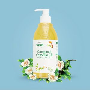 Einmilk Camellia Glycerin Baby Wash and Shampoo Tender Care Baby Bath Gentle Wash for Kids