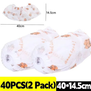 100PCS Disposable Shoe Covers Dustproof Non-slip Shoe Cover Indoor Carpet Floor Protection Cover for Children Students Adult
