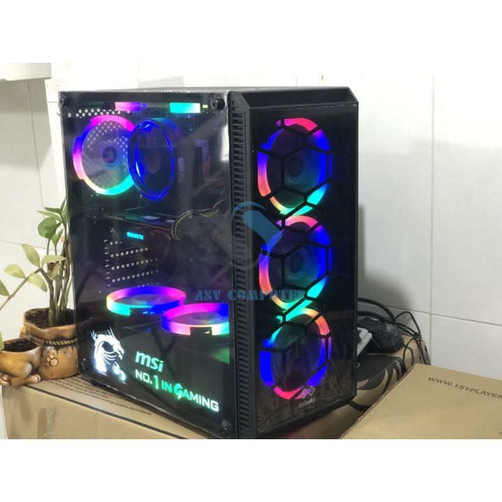 i3 9100F RX570 H310CM LEDファン ゲーミングPC i3 9100F RX570 H310CM LEDファン ゲーミングPC