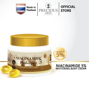 Precious Skin Thailand Niacinamide 5% Moisturizing Whitening Cream / Whitening Cream / Cream Pemutih Badan 200g