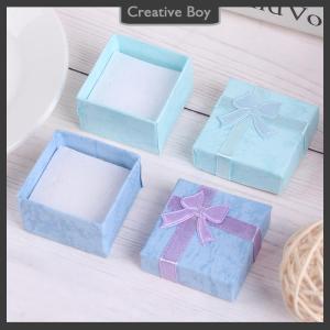 [Creative] 10Pcs Set Jewelry Organizer Gift Box Necklace Earrings Ring Paper Packaging Box