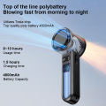 Jiditech Mini Fan Portable 4800mah Recchargeable Handheld Fan Wind Speed Power Display Powerful Cooling High Speed Electric Fan Long Battery Life Silent and Strong Wind Desktop Pocket Fan. 