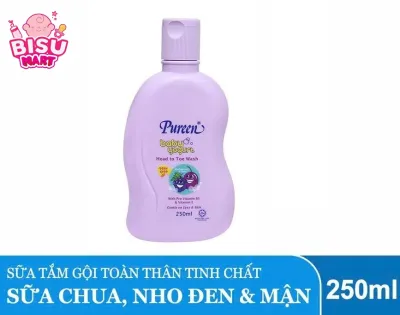Sữa Tắm Gội Toàn Thân 2 in 1 cho bé sơ sinh Pureen 250ml