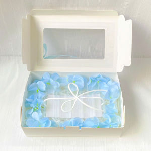 Hộp Quà Tặng Hoa Tiền Gồm Hoa Lụa Hộp Giấy Trắng 1 Mặt Kính Và 5 Ống Tiền Quà Tặng Sinh Nhật Noel 14/2 8/3 Các Dịp Lễ Kỷ Niệm (Tặng Kèm Thiệp & Túi Nhựa)