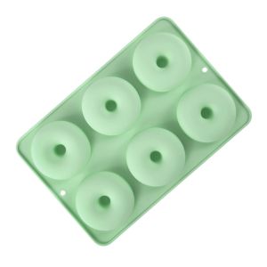SIMPLETEN Silicone Donut Mold High Temperature Resistant Non-Stick Cake Mold Reusable Pastry Tools Home Baking
