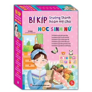 Sách - Combo 2 bộ hộp Bí kíp trưởng thành hoàn mỹ cho học sinh nữ (6 cuốn)+ học sinh nam (6 cuốn)