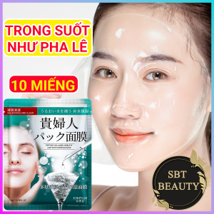 COMBO 10 Mặt Nạ Thạch Collagen Peptide Trong Suốt JOMTAM – Làm Da Săn Chắc Chống Lão Hóa Da Dưỡng Da Căng Mượt Sáng Mịn