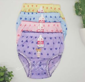MOU 12pc 6pc 3pc Celana Dalam Anak Perempuan Motif Karakter Bahan Katun Murah Usia 1 Tahun - 8 Tahun