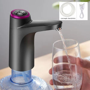 New Universal Automatic Water Dispenser Pump High-Power Electric Bottle Water Pump USB Charging Rechargeable Water Bottle Pump Portable Barrel Water Pump Smart Switch Suitable for Home and Office Use