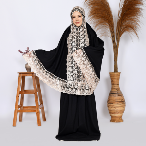 Mukena Dewasa Shireen Mukena Katun Adem Renda Traveling