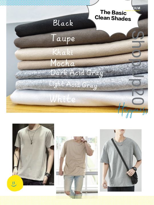 acid gray color t shirt