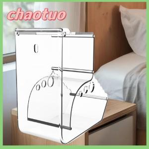 chaotuo Pet Hamster Thỏ Sóc Thực Phẩm Dispenser Trung Chuyển Nhựa Rõ Ràng Tự Động Pet Trung Chuyển Cho Hamster Guinea Lợn Thực Phẩm Bát Container