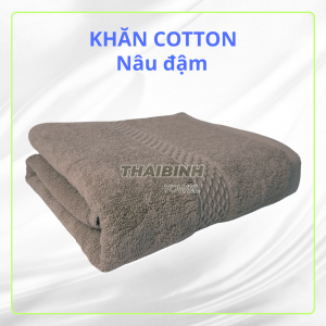 Combo 2 khăn tắm 60x120cm hoặc 50x100cm THAI BINH TOWEL 100% Cotton Mềm mại Không Xổ Lông Không Phai
