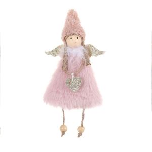 LRB81 Cute Xmas Tree Hanging Ornaments Fashionable Plush Plush Gauze Skirt Angel Multiple Styles Angel Doll Angel Doll Pendant Party Supplies