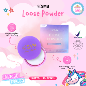 SYB LOOSE POWDER NATURAL BEAUTY 15g with Jojoba Oil & UV Filter