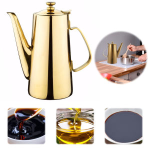 【VS】 Stainless Steel Tea Kettle Non- Slip Handle Water Pitcher Large Capacity Water Pot Wide Mouth for Coffee Tea Juice