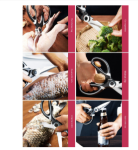 HYJ Stainless Steel Kitchen Scissors: A Versatile Tool for Your Kitchen