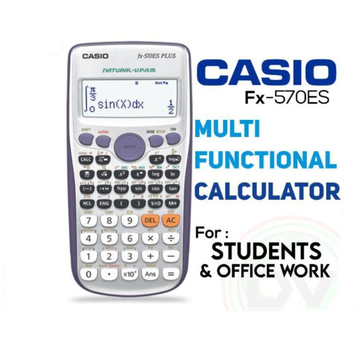 How To Reset Scientific Calculator Fx 570es Casio Scientific Calculator FX-570ES Plus 417 Functions For students