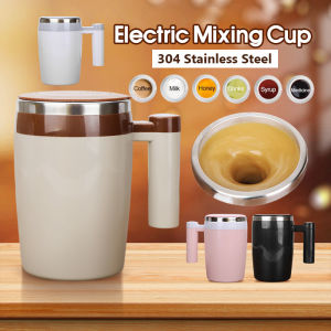 Auto Stiring Coffee Cup Electric Self Stirring Milk Coffee Mug Tea Cup Drinkware Stainless Steel Cup Auto Mix Thermos Cup CNY Gift Present