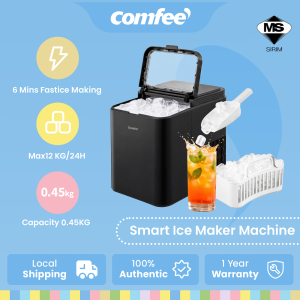 Comfee Ice Maker Machine (12kg/24h) Smart Silent Dual-Size Self-Cleaning 制冰机 RCI12BL1MY(E)