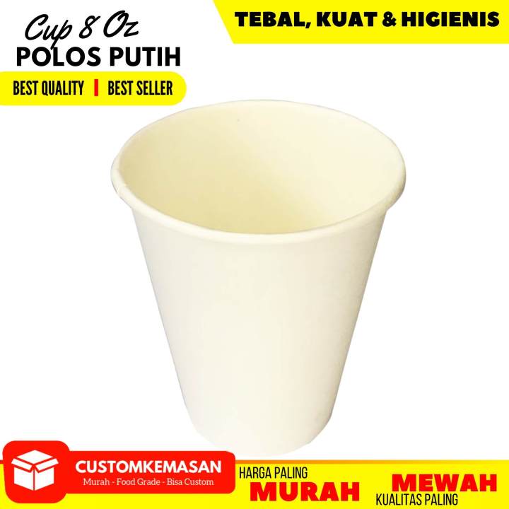 Paper Cup Kopi 50pcs / Gelas Kopi Cup / Gelas Kopi Kertas / Cup Teh ...