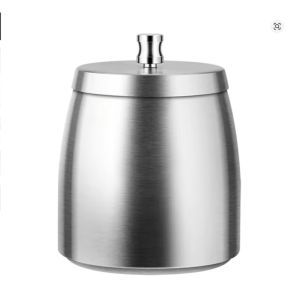 ASBAK ROKOK STAINLESS ANTI SLIP DENGAN PENUTUP ASBAK ANTI ANGIN STAINLESS STEEL TEBAL TAHAN PANAS