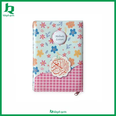 Alquran wanita kalep resleting terjemah perkata tajwid warna | free custom nama | quran muslimah