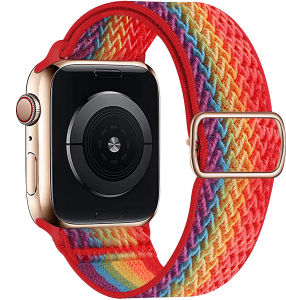 Strap for Apple Watch Ultra 2 Band 49mm 46mm 44mm 40mm 45mm 41mm 42mm Elastic Nylon Loop Correa iWatch Series 11 10 9 8 SE 7 6 5 h260630