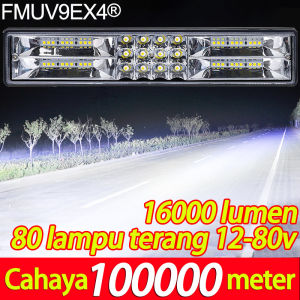 ✨Jangkauan 3000meter✨ THR Lampusorot tembak mobil Rendah konsumsi energi 12V-60V 80 lampu LED Tahan air dan guncangan Lampu tembak mobil Mobil Lampu tembak Mobil lampu sorot Tembak sorot mobil