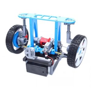 btnx 3D Printed Car Suspension System Model with Steering Wheel Differential & Shock Absorber for Educational Display Z4K2H