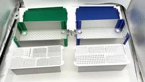 กล่องเก็บสกรู KITA-อลูมิเนียม ขนาด 1.5/2.0/2.4/2.7/3.5 มม. กล่องฆ่าเชื้อสกรูออร์โธปิดิกส์ ภาชนะสำหรับเครื่องมือออร์โธปิดิกส์สัตวแพทย์