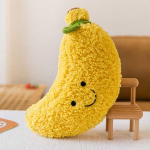 BEIBEI Plush Fruit Vegetable Plush Toy Fruit Stuffed Toys Soft Watermelon Pineapple Toy Cognitive Teaching Cute Simulation Plush Fruit Toy Kids Gift