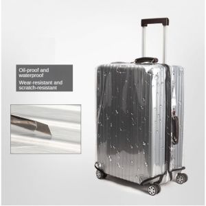 Luggage Cover Ultra Transparan Sarung Pelindung Koper Waterproof 24 In