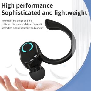 Pro6 Wireless Earbuds Bluetooth Touch Control with Mic Waterproof TWS Stereo Headphone Headset Sport Headset Wireless Bluetooth for Xiaomi Samsung Android Wireless Bluetooth Headset