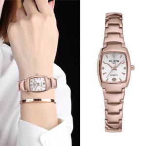 Raya RUIWAY INS Style Korean Style Fashion Women Men Steel Belt Watch Waterproof
