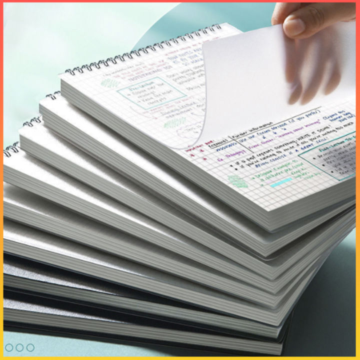 Coil Notebook Grid Line A6 Loose-Leaf Coil Notebook Spiral Notebook ...