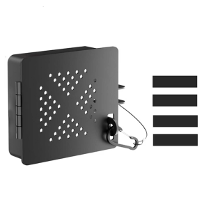 Caravans Bumper mũ chịu lực cao Ốp lưng kim loại bìa 4inch vuông bội thu nút bọc với lỗ thông gió dễ sử dụng