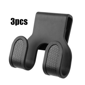 3Pcs No-drill Hook Motorcycle Hook Front Hook Durable PP Hidden