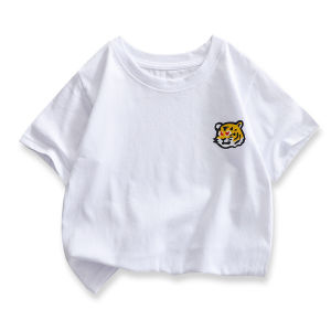 IBB Baju kaos anak laki laki atasan anak perempuan lengan pendek distro t shirt oversize import bahan katun kualitas cocok untuk harian santai premium motif polos korean style terbaru kekinian 9001-04