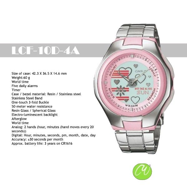 Zalora Digital Watch With Analog Hands Zalora Casio Black Classic