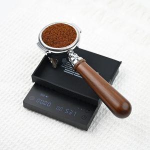 TIMEMORE Basic 3 Black Mirror Pour Over Coffee Scale Espresso Scale Flow Rate Auto Timer Ratio 3 Brewing Modes 2kg Capacity