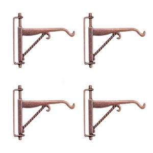 4Pcs Miniature Hangers For Doll House Scene Decoration Accessories Realistic Detail Bracket for Craft Project