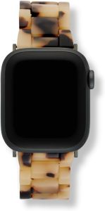 MACHETE Compatible with Apple Watch Band 38mm 40mm 41mm 42mm 44mm 45mm 49mm Fashion Acetate Resin iWatch Band for SE Series 9/8/7/6/5/4/3/2/1 Ultra 2 1 Women Men (Blonde Tortoise)