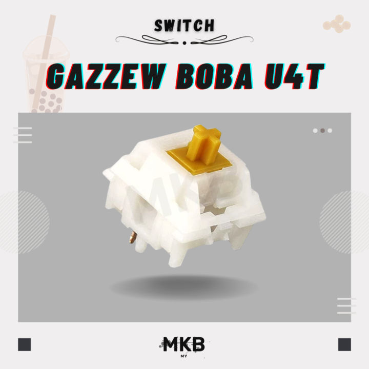 [READY STOCK] Gazzew Boba U4T Tactile Switches Switch for Mechanical or Gaming Keyboards