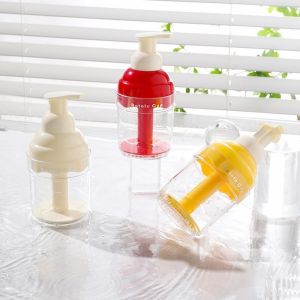 DOUBLEL Empty Design Mousse Foaming Bottle Refillable Feature Plastic Material Manual Foam Dispenser Portable Foam Function Pump Dispenser Bottles Travel Accessories