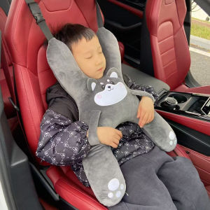 Bantal Leher Kursi Anak untuk Perjalanan Mengemudi Jarak Jauh Sandaran Kepala untuk Tidur di Mobil Bantal Leher untuk Anak