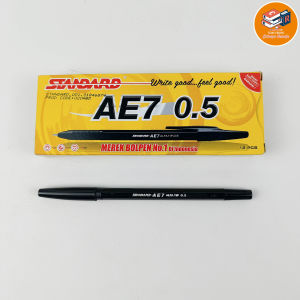 Pulpen Standard AE7 Satuan Pen Bolpoin 0.5mm