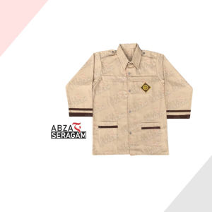 Baju Pramuka Seragam Sekolah SD Siaga Panjang SD Coklat Susu dan Kuning Bahan Oxford Super
