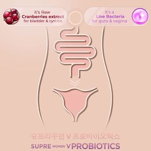 SUPRE WM V Probiotics (益生菌)2gx30sticks for 1month (Women private care) ㅣKKM approved (made in Korea)