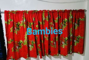 half Curtain/kitchen sink Christmas Curtain/Tela po